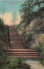 Putnam Hill Park Stairway Zanesville Ohio OH c1910 Postcard picture