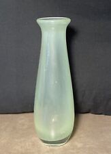 Villeroy and Boch Sea Foam Weighted Art Glass Handmade Vase ~8” picture