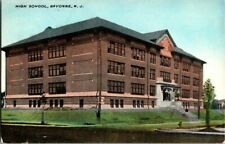 EARLY 1900'S. HIGH SCHOOL. BAYONNE, NJ POSTCARD t1 picture