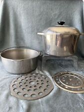 Wagner Ware Sidney Magnalite 4249 6 Qt Stockpot & 248 Round Roaster 6 Pieces picture