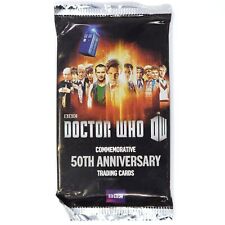 BBC Topps - Doctor Who 50th Anniversary Trading Cards - Unopened Pack picture
