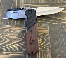 Husky ( 2 Blades) Dual Edge Clip Point Folding Knife w/ Liner Lock & Pocket Clip picture