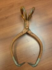 Vintage Antique Staatsburg Large Ice Tongs picture