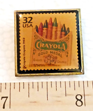 Crayola Crayons 32 Cent Stamp Enamel Pin picture