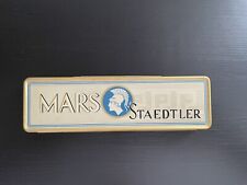 NOS NEW 12 Vintage Lead Staedtler Mars Wooden Pencils Tin Lumograph 6H picture