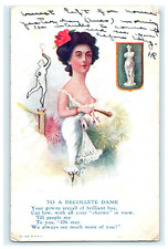 1905 To A Decollete Dame Your Gowns Are Brilliant Hue Woman Dancer To NY picture