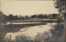 Saugus Massachusetts MA River View Real Photo RPPC Vintage Postcard picture