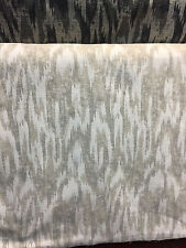 50 YARD ROLL MODERN ALYSSA WHITE CREAM IKAT CHENILLE fabric  Multipurpose picture