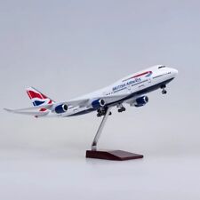 1/150 Scale Airplane Model - British Airways Boeing B747 Airplane Model LED/Gear picture