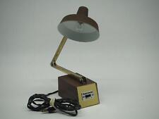 TENSOR LAMP DESK GOLD BROWN 18 INCH VINTAGE MID CENTURY MODERN MCM Working picture