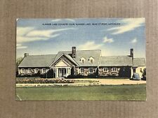 Postcard Sturgis Michigan Klinger Lake Country Club Golf Old Car Vintage MI PC picture