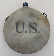 Spanish American War US M-1878 Canteen Artillery Unit Marked picture