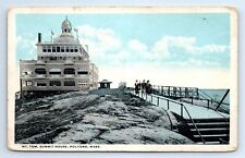 Holyoke MASS Mt. Tom Railroad Summit House White Boarder Postcard c.1920 picture