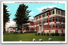 Postcard Raybrook Sanatorium, Saranac Lake and Lake Placid NY 1930 V110 picture
