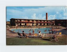 Postcard Western Hills Lodge Pool Hulbert Oklahoma USA picture