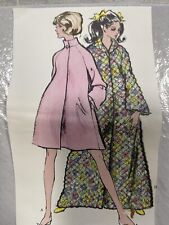 Stylish Vogue Misses’ Robe Pattern 7710-Size 12-Bust 34-Comfortable & Cozy picture