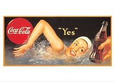 Coca-Cola Coke Advertisement From The Archives 1945 Poster 1991 Postcard 5674c picture