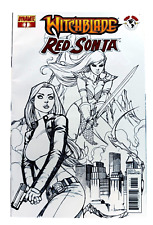 WITCHBLADE/RED SONJA (2012) #1 SKETCH Variant VF+ Ships FREE picture