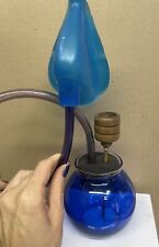 Milwaukee Grass Mask Unused Hookah Very Hippie Blue 1970’s  Pipe Roach Clip Bong picture