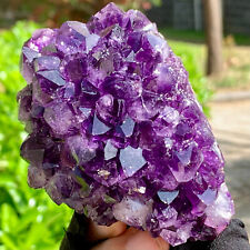 326G  Very Rare Natural Amethyst Flower Cluster Specimen Healing picture