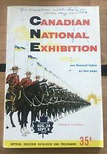 1956 Canadian National Exhibition Toronto Souvenir Program picture