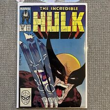 The Incredible Hulk #340 Marvel Comics 1987 Classic Wolverine McFarlane Cover picture