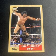 Jimmy Superfly Snuka 2007 Topps WWE Heritage III #76 Wrestling Card picture