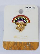 Dicksons Guardian Angel Lapel Pin Gold Tone November Citrine Birth Stone picture