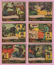 1936 G-Men and Heroes of the Law Gum Inc 10 Card Lot W/ #1 Pretty Boy Floyd *Q1 picture