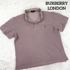 BURBERRY LONDON Short Sleeve Polo Shirt Size LL picture