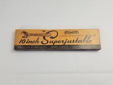 Vintage Adjustable Wrench J. H. Williams & Co. Superjustable 12