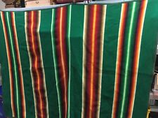 Beaver State Pendleton Robe Shawl Wool Blanket 72x52 Multicolor Stripe picture