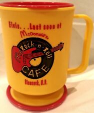 Vintage, VERY RARE McDonald's Travel Mug, McRock and Roll Cafe - BRAND NEW picture