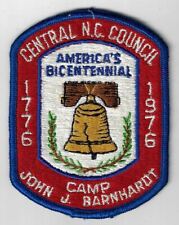 1776-1976 Camp John J. Barnhardt Central NC Council RBL Bdr. [CA-402] picture