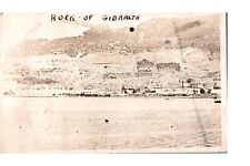Postcard RPPC Rock of Gibralta AZO TRI 2 Stamp Box c1918-1930 Overexposed Pic picture