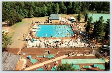 Postcard Fort Heritage Pool Campground Heritage USA Swimming Carolina Summer picture