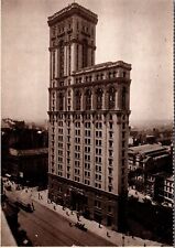 CONTINENTAL SIZE POSTCARD REPRODUCTION THE TIMES BUILDING TIMES SQUARE NYC 1905 picture