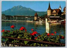 Postcard Switzerland Luzern Mount Pilatus 6J picture