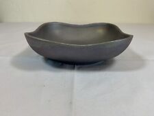 Vintage Wilton Red Wing Pottery RWP Think Pewter Heavy Bowl picture
