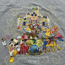 Vintage Disneyland 50th Anniversary Happiest Homecoming On Earth Size L T-Shirt picture