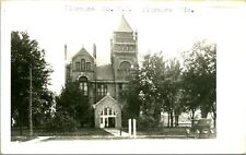 Vtg Postcard RPPC 1940s Florence Wisconsin WI Florence County Court House UNP picture