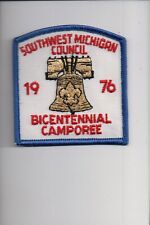 1976 Southwest Mchigan Council Bicentennial Camporee patch picture