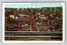 Duluth MN-Minnesota, View Of Famous Incline Railway, Antique Vintage Postcard picture