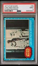 1977 TOPPS STAR WARS LUKE AND HAN AS STORMTROOPERS #35 PSA 9 picture