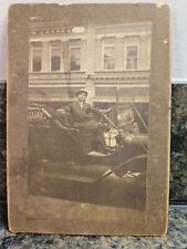 Antique Photograph Man in Antique Car (Lot 1261) picture