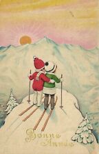 WINTERSPORT INCL. SKIING 25 Vintage Postcards pre-1940 (L6580) picture