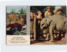 Postcard Children's Zoo and Farm Chicago Zoological Park Brookfield Illinois USA picture
