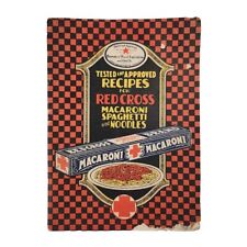 Antique 1923 Red Cross Macaroni Recipe Booklet Cookbook Spaghetti Pasta Noodles picture