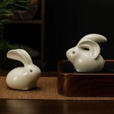 chinese porcelain ruyao ru ware rabbit(a pair) picture