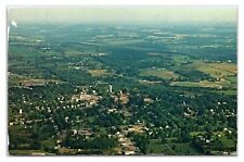 VTG 1990s - Aerial View of Mercer, Pennsylvania Postcard (Posted 1999) picture
